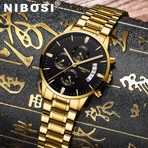 Men's Luxury Casual Dress Quartz Watch NIBOSI