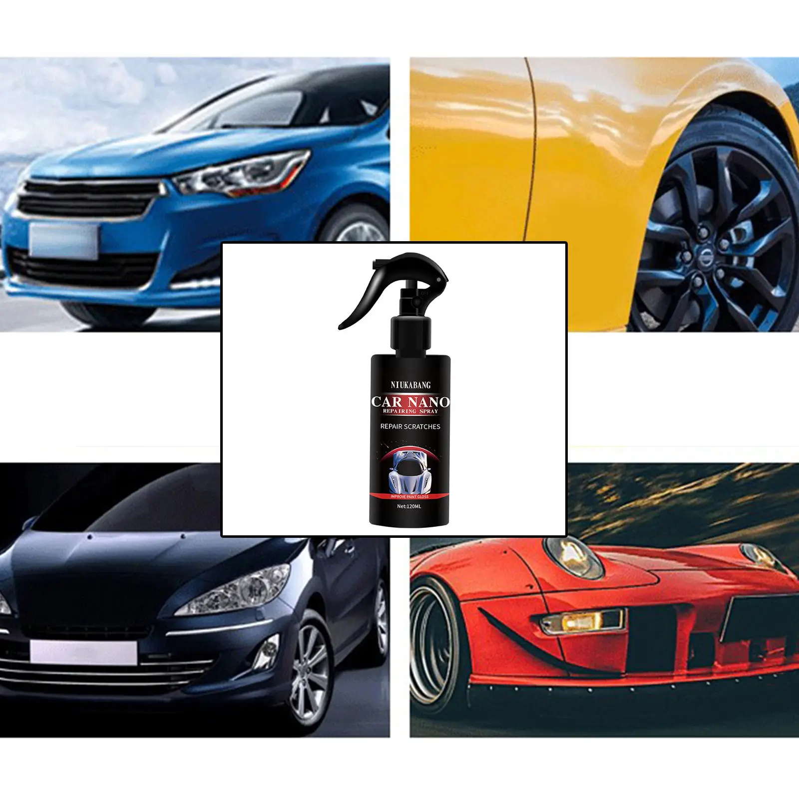 Car Paint Nano Repairing Spray Super Gloss Improve Hardness Ceramic Car Coating Paint Protection Spray Auto Care Coating Wax