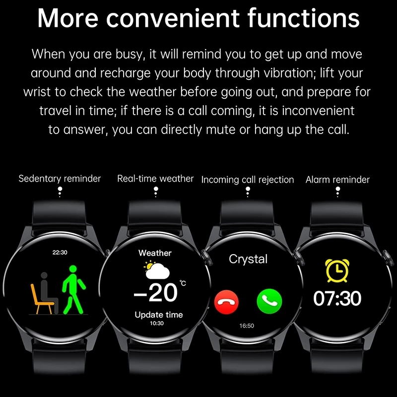 LIGE New Bluetooth Call Smart Watch uomo Full touch Screen Sports Fitness Watch Bluetooth è adatto per Android ios Smart watch