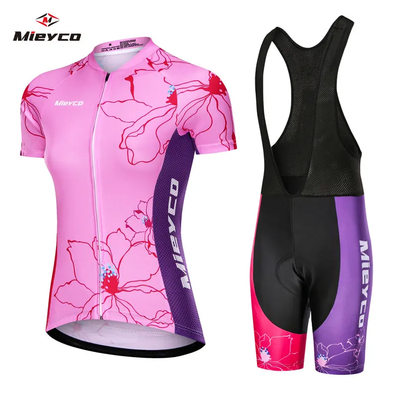 Women Cycling Clothing Bicycle Jersey Set Female Ropa Ciclismo Girl Cycle Casual Wear Road Bike Bib Short Pant Pad Ropa Ciclismo