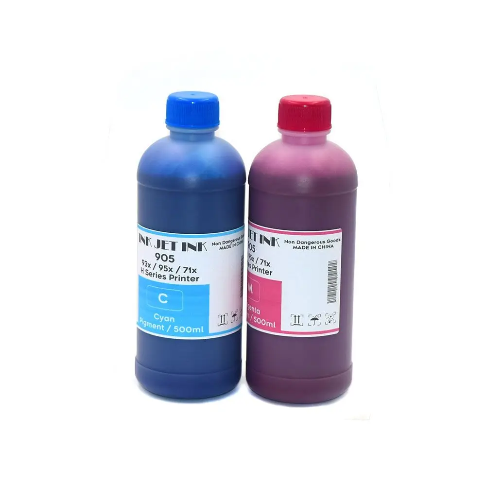 500ML 95U 952 953 954 955 950 951 932 711 712 Pigment Ink For HP 7720 7740 8210 8710 8715 8716 8720 8725 8730 8740 7512 Printers