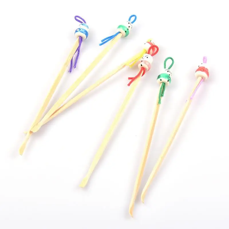 Creative Party Gifts Natural Bamboo Ear Pick Spoon Tool Clean Ear Wax Curette Remover Ear Pick Ear Scoop LX8250