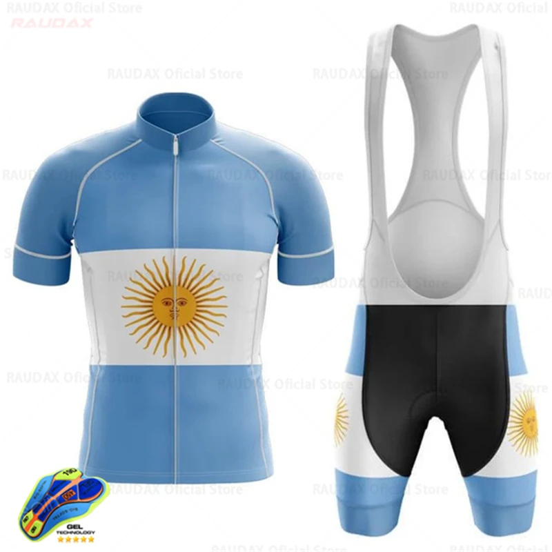 Argentina Cycling Clothing for Men, MTB Bike Jersey Set, Ropa Ciclismo, Racing Bicycle Clothes, 2025