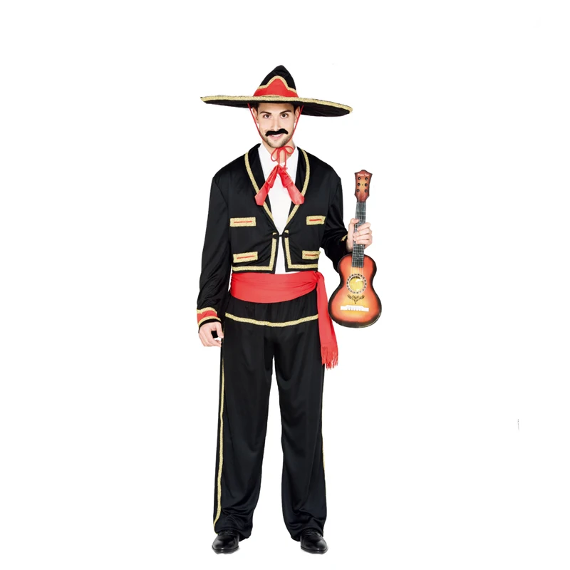 Halloween Costume Mexican Costume Adult Traditional Senorita Costume Men Matador Cosplay Kids Mexican Fancy Dress Cosplay