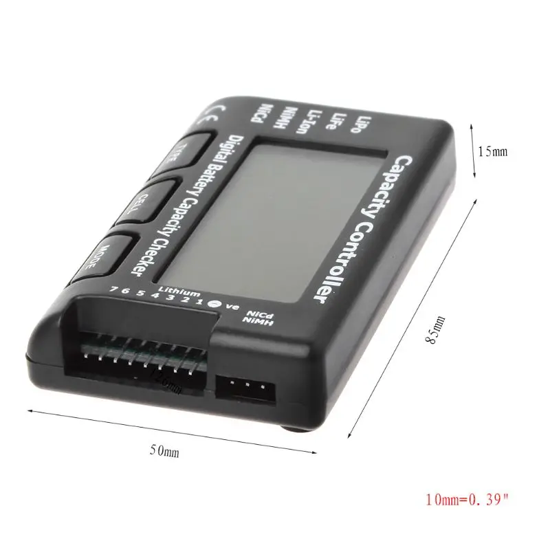 Digital Battery Capacity Checker RC CellMeter 7 For LiPo LiFe Li-ion NiMH Nicd J24