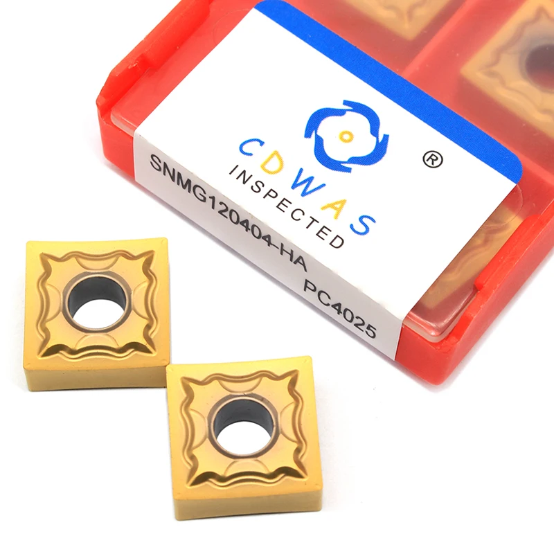 10 قطعة SNMG120404 هكتار PC4025 الخارجية تحول أداة SNMG 120404 عالية الجودة كربيد CNC مخرطة القاطع أداة للصلب