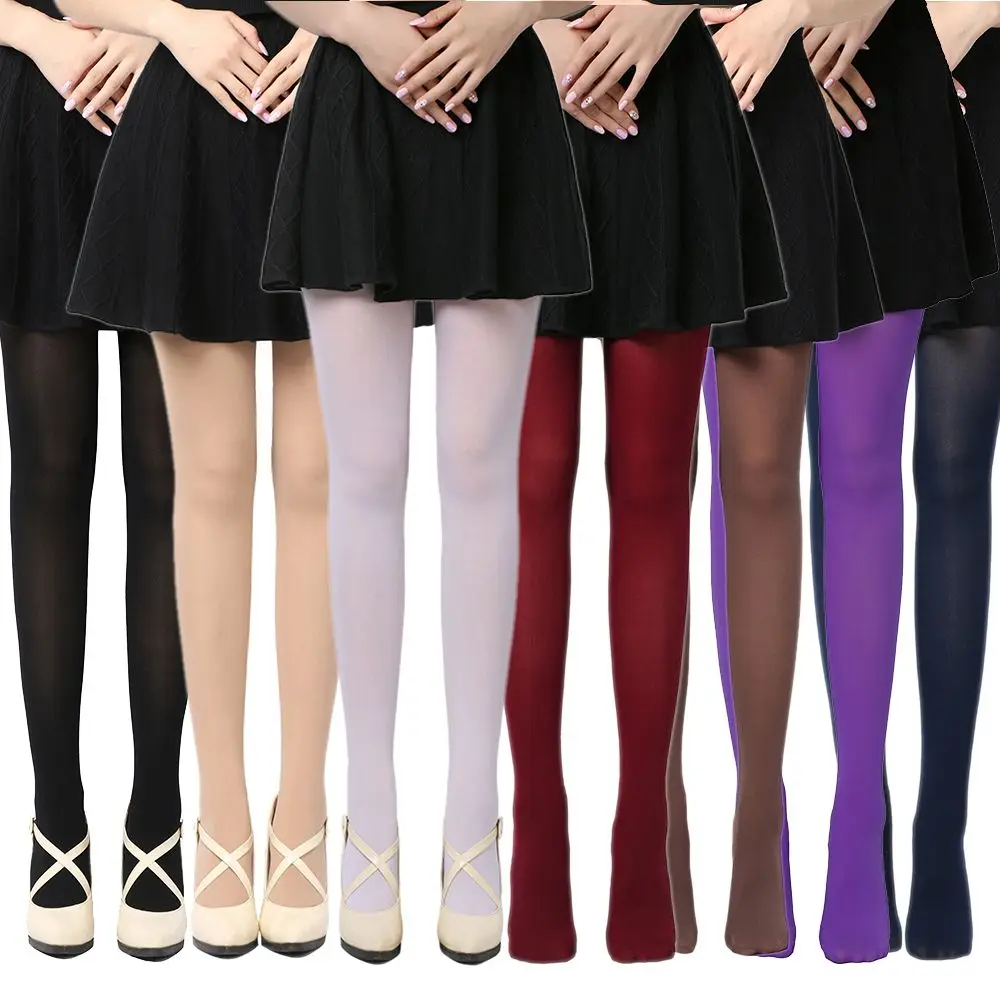 

Beauty Thick 120D Women Opaque Footed Socks Tights Stockings Pantyhose