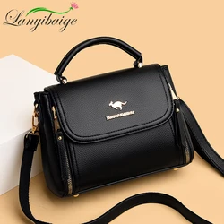 Ladies Fashion PU Leather Shoulder Bag High Quality Soft And Elegant Portable Female Bag Bolsa Feminina Casual Messenger Bag New