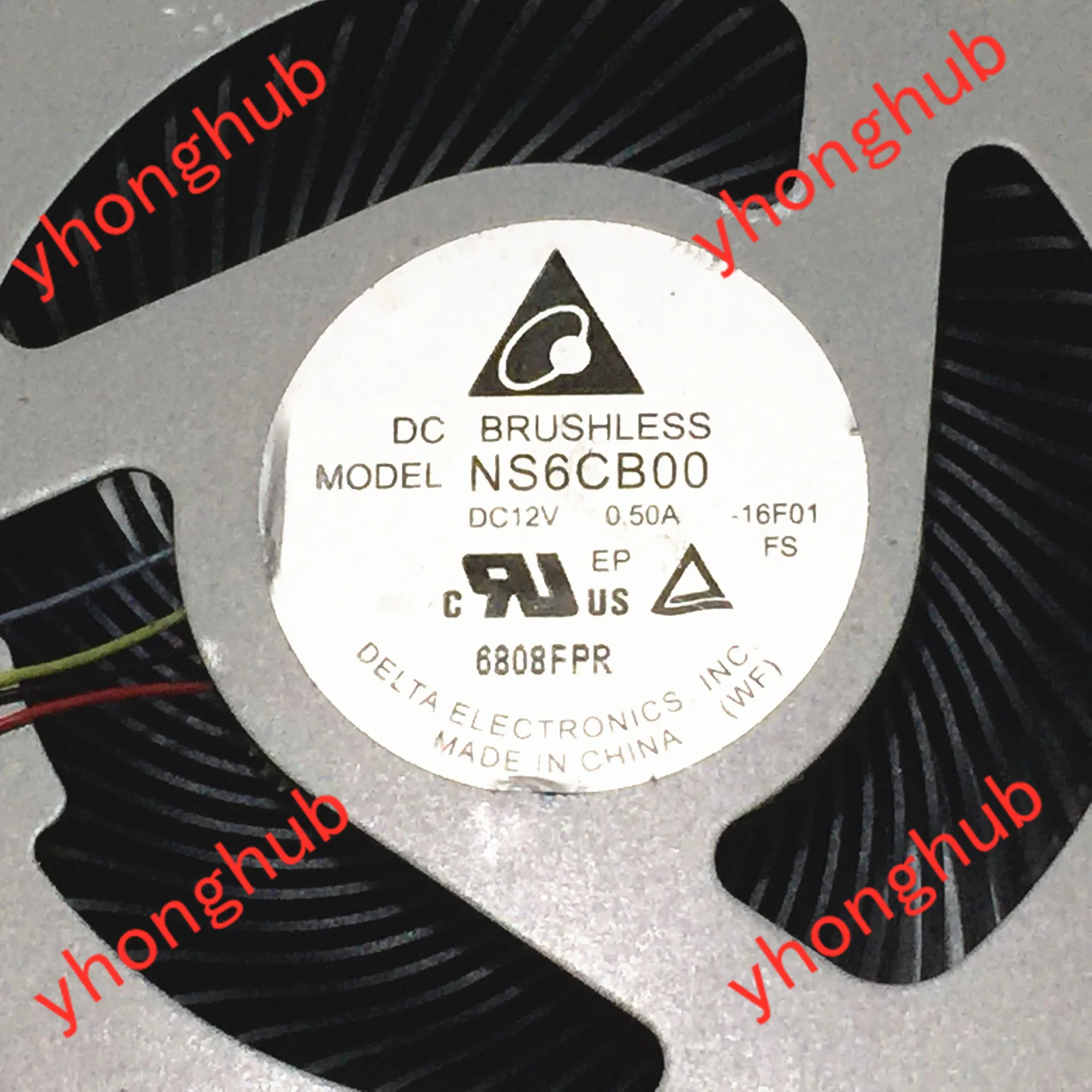 Delta Elektronik ns6cb00 DC 12V 0,5a Server Lüfter