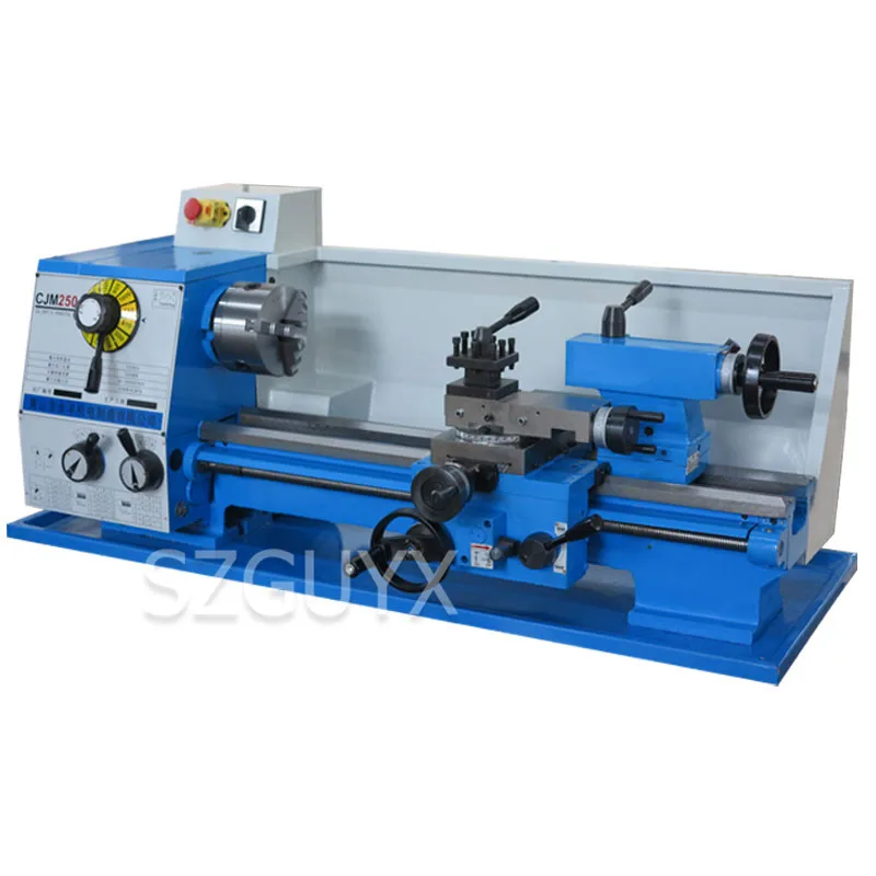 Desktop multifunctional variable speed lathe All metal gear household machine tools industry Woodworking metal machining tool