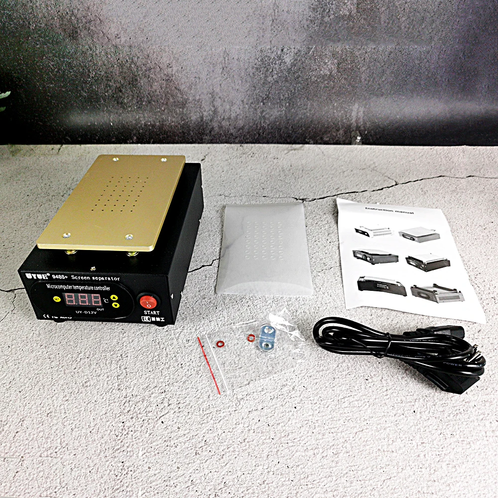 Uyue 948S + Lcd Voorverwarmen Station Digitale Thermostaat Platform Screen Separator Machine Pomp Vfor Mobiele Telefoon Voorverwarmer