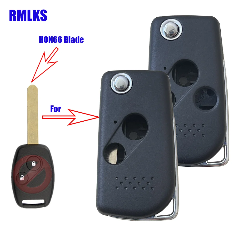 

Modified Floding Remote Black Flip Key Shell Car Key Fob Case