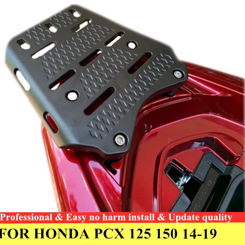 Modified motorcycle CNC PCX125 150 pcx rear bracket stent rear top box Board Tail Rack Top Box Case for pcx125 150 160 2014-2024