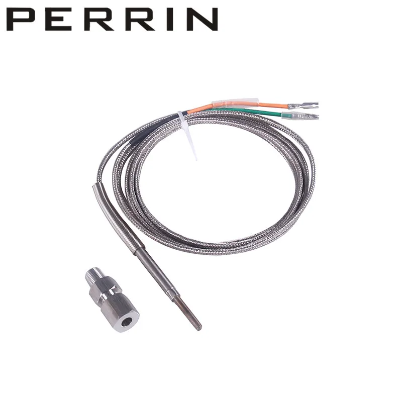 Exhaust gas Temp sensor 2m EGT K Type Thermocouple Probe Exhaust Temperature Sensors Threads Exhaust Temp Sensor