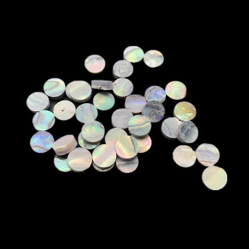 50/200pcs 4/5/6*2mm Abalone Shell Guitar Fretboard Dots Colourful Abalone White Pearl Shell Inlay Dot