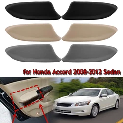 Car Front Door Armrest Lid Latch Artificial PU Leather Arm Rest Cover Fit For Honda Accord 2008-2012 Car Interior Accessories