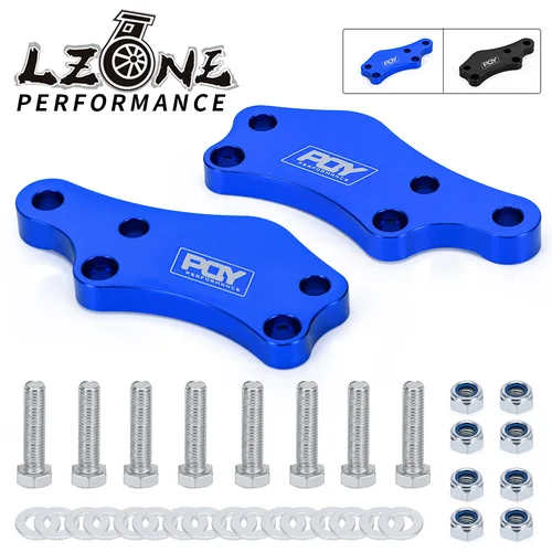 Imagen 1 del producto Aluminio Billet T-6061 adaptador de bloqueo de dirección aumento del ángulo de giro alrededor de + 25% Kit de sintonización para Toyota JZX100 Lexus IS200 IS300