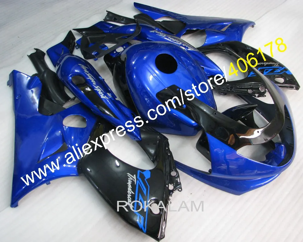 

97-07 YZF600R ABS Plastic Body Parts For Yamaha YZF600R Thundercat 1997-2007 Blue Motorcycle Fairings Kits (Injection molding)