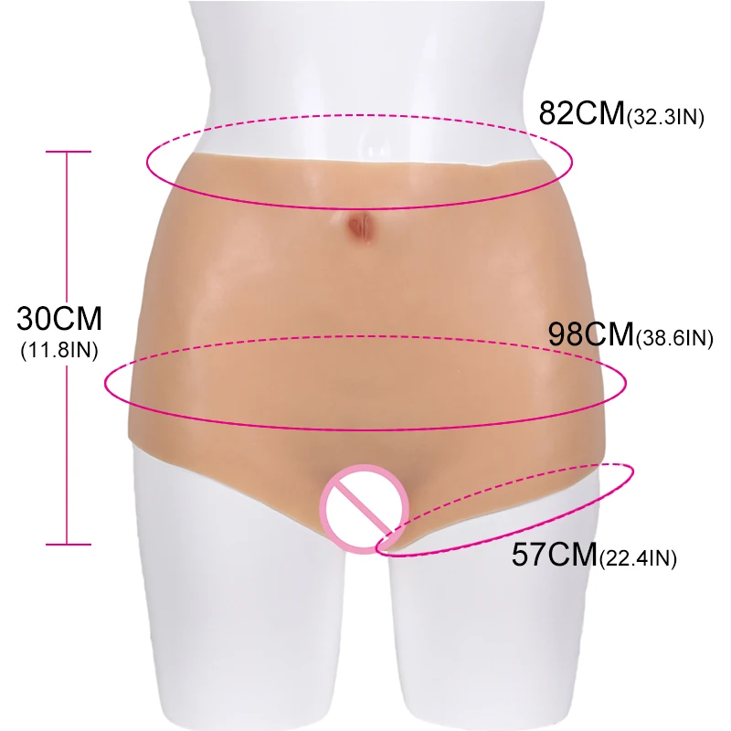 KnowU Large Size Fake Buttocks Cosplay Crossdresser Transgender Vagina Silicone Underwear  Drag queen накладная грудь shemale