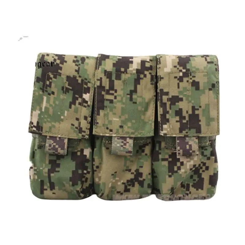 Emersongear LBT Style M4 556 7662 Triple Magazine Pouch MOLLE Combat Mag Pouch Paintball Mag Holder Airsoft Gear