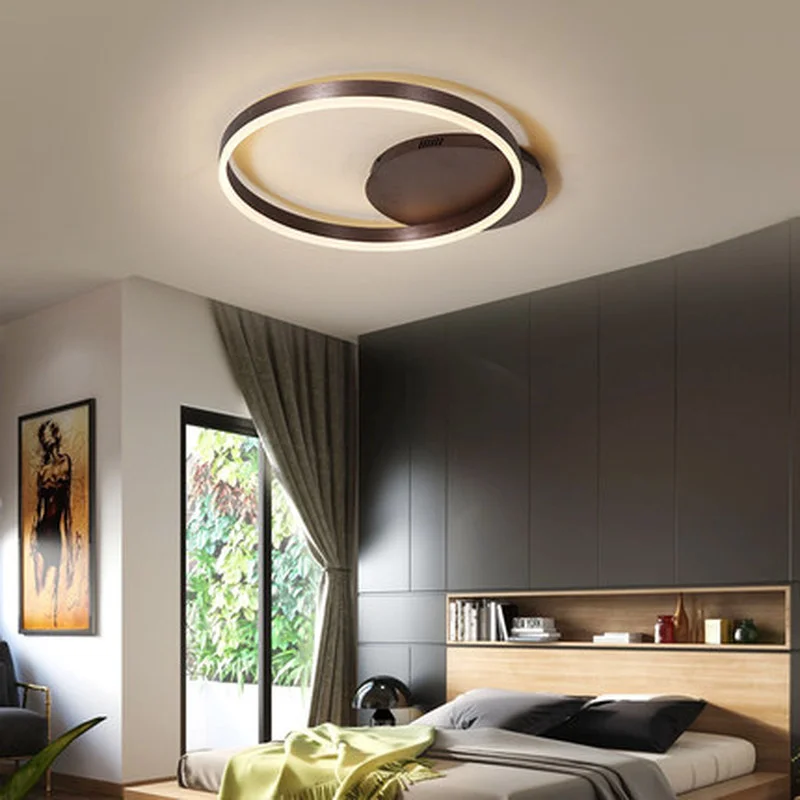 New Arrival Creative rings modern led ceiling lights for living room bed room led lamp lamparas de techo ceiling lamp fixtures