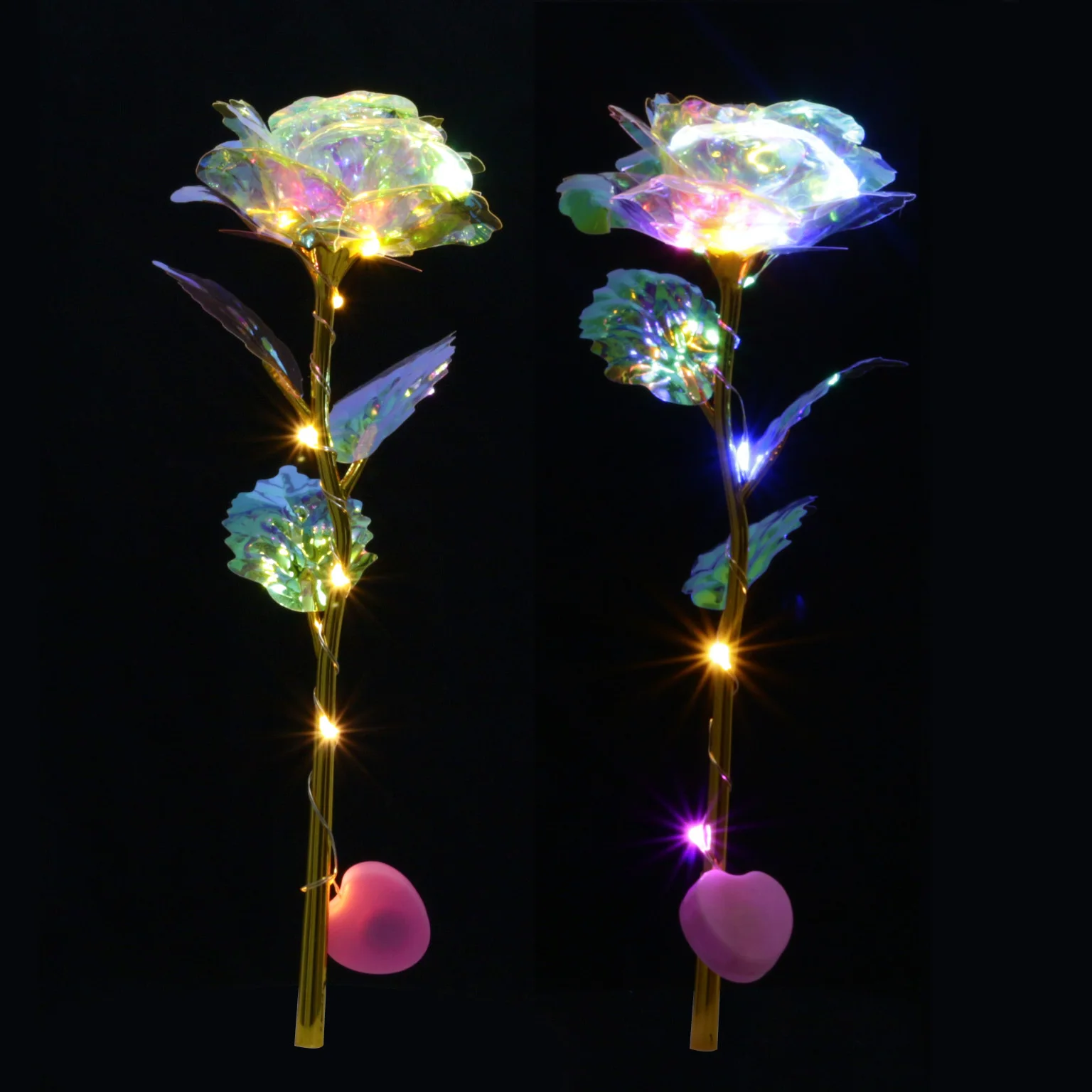 Colorful LED Fairy Rose