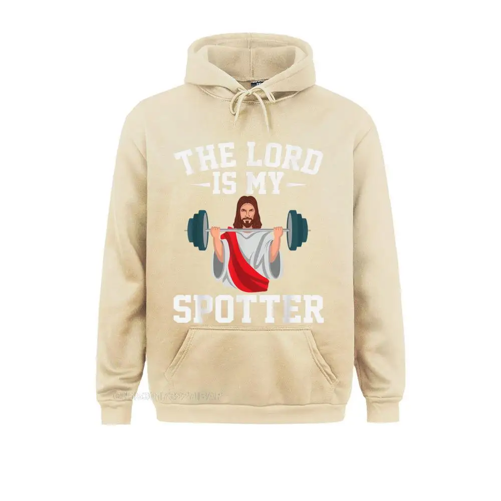 Jesus Spotter Funny Christian Gym Fitness Biceps Quote Hoodie Youthful Hoodies For Women Faddish High Street Sportswears