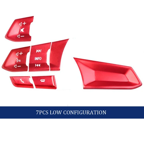 Imagen 2 del producto Panel de botones de volante de coche brillante, pegatina de cubierta de lentejuelas embellecedora para Mazda CX-5 CX5 M3 Axela CX-8 CX8 CX-4 CX4, accesorios