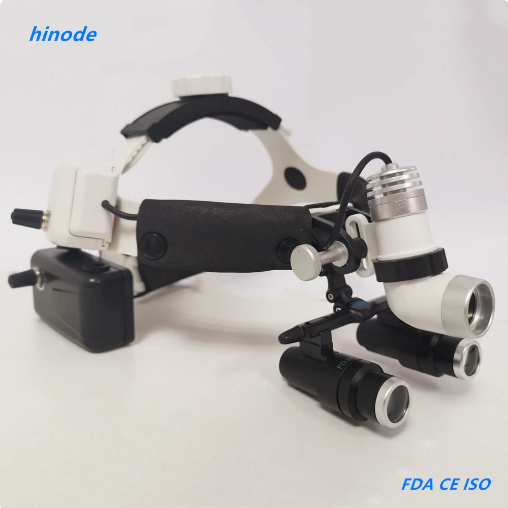 

Medical Surgical Dental ENT 4.0X 5.0X 6.0X 6.5X Binocular Magnifier Loupes and LED 3W Wireless headlamp headlight Chargable