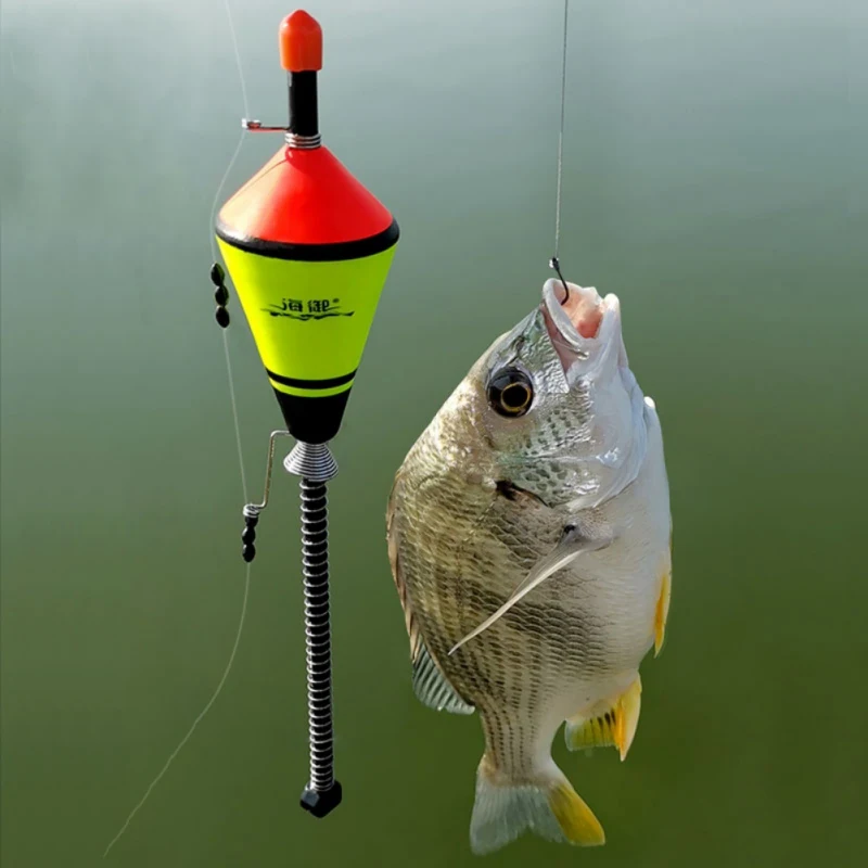 1Pcs Portable Automatic illuminate Fishing Float Fishing Accessories Fast Fishing Artifact Fishing Float Device Hot