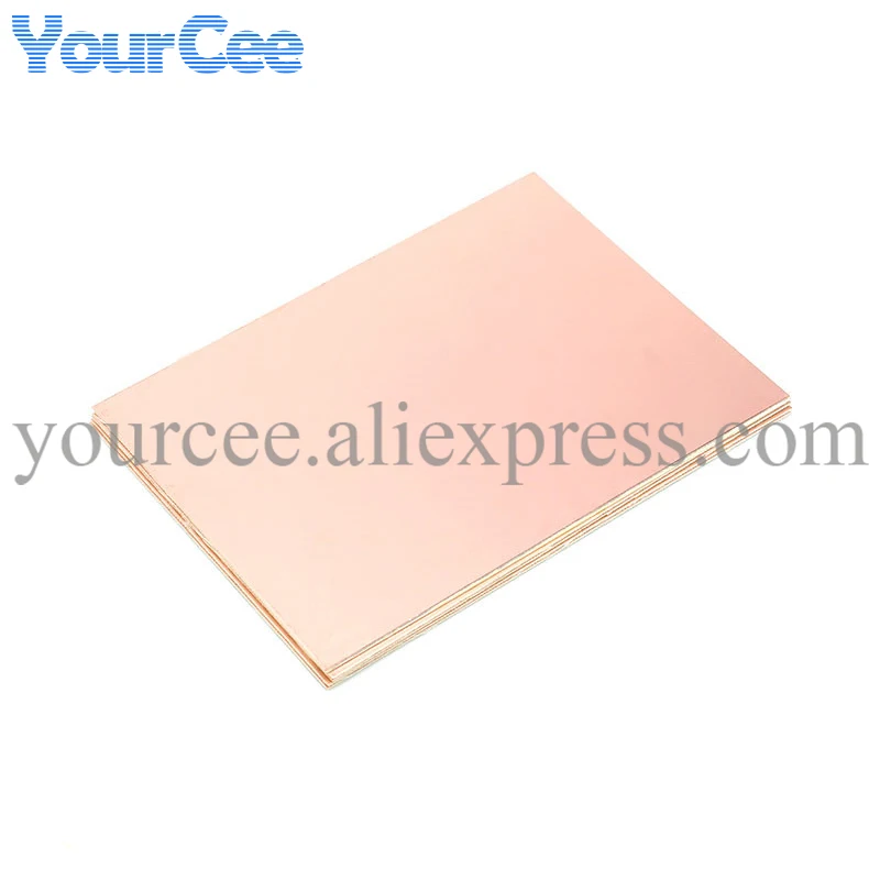 Single-sided FR4 Fiberglass Copper Clad Board Prototype Board DIY Laminate Printed Circuit Board Electronic Plate 5*7 15*20