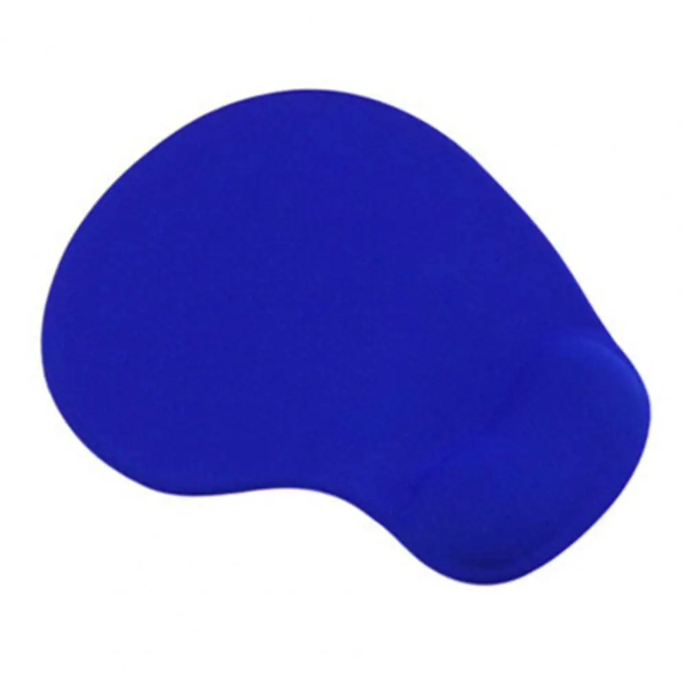 Alfombrilla de ratón con reposamuñecas, soporte ergonómico de goma, Color sólido, para juegos de ordenador