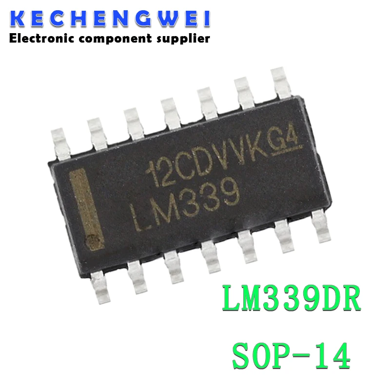 10PCS LM339DR SOP14 LM339 SOP LM339DT SMD LM339DR2G SOP-14 339DR new and original IC