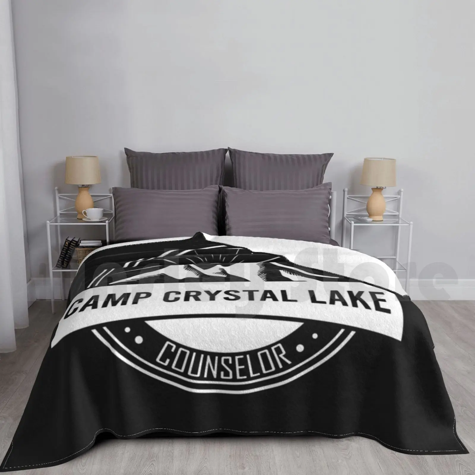 Camp Crystal Lake Counselor Slim Fit Blanket Fashion Custom Camp Crystal Lake Camp Crystal Lake