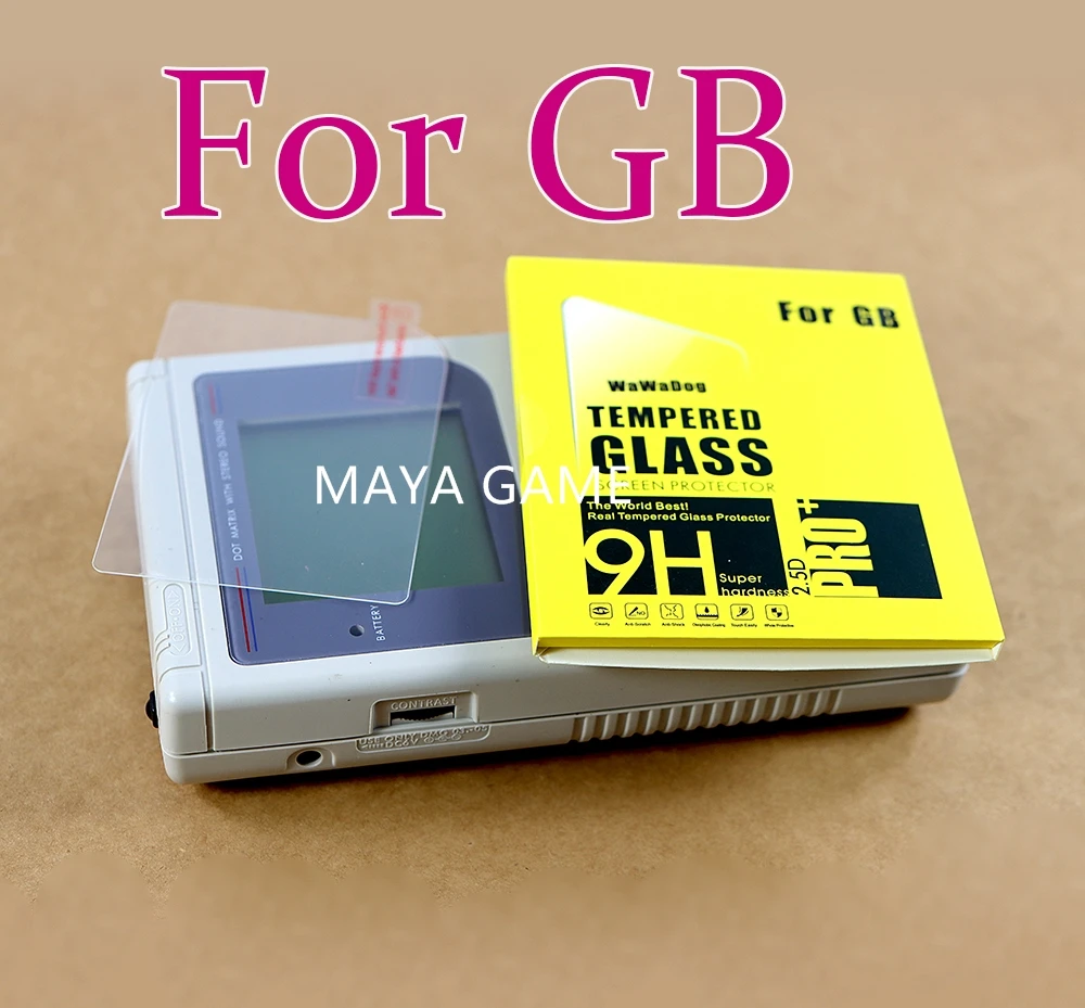 게임보이 GB GBA GBC GBP GBA SP용 스크래치 방지 보호대 보호 유리 필름, 1 개