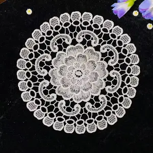 Placemat embroidery of the lace, table treadmill, drink, tea, coffee, drink, wedding, hotel, Christmas, kitchen, new 8 Main Sales Place American Place - №3