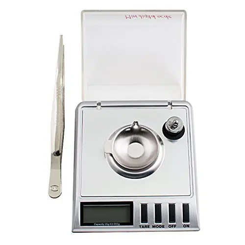 20g/0.001g Carat Portable Electronic Scale Gold Diamond Jewelry Scale Gram Weight Medicine Scale Electronic Balance Scale