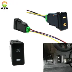 YSY 1X TS-01 Dual Push On Off Switch Button LED Light Bar Fog Light Switch For Toyota Hiace Verso PRADO Land Cruiser Vigo