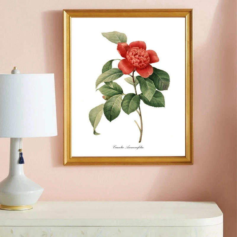 بي جي. ريدوت الزهور خمر الملصقات والمطبوعات العتيقة زهرة النباتية الفن حائط لوح رسم صور لغرفة المعيشة ديكور #4