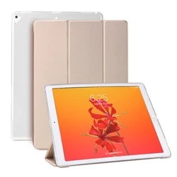 Case For iPad Pro 12.9 inch, Ultra Slim Smart Cover PU leather + TPU Silicone Soft Back Case For iPad Pro 12 9 2015 2016 2017