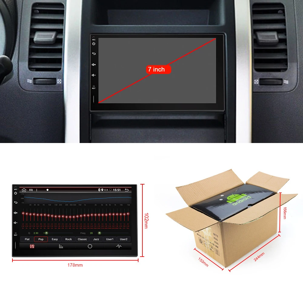 Eunavi DSP PX6 Android 10 Car Radio DVD Multimedia Stereo Player Universal Tap Recorder Audio Double 2 Din 2Din GPS Navigation