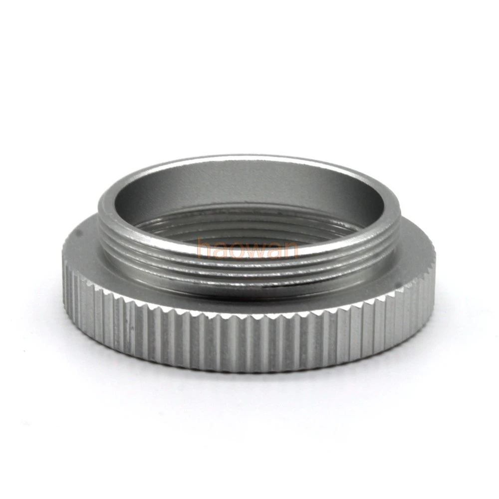 Adaptador de anillo Macro con montaje en c para lente de película CCTV M4/3 NEX5/3, 25mm, 35mm, 50mm, negro y plateado