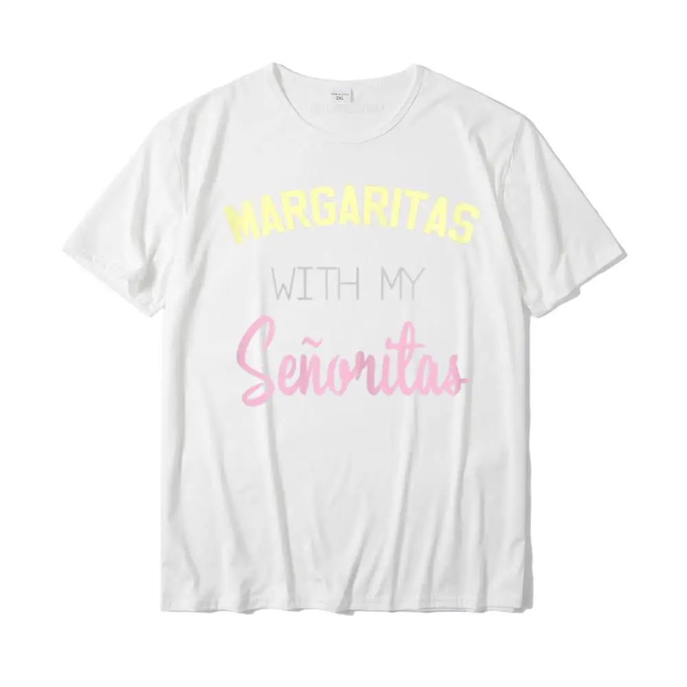 Womens Drinking Funny Taco Tuesday Margarita With My Senoritas Tee T-Shirt Adult Oversized Casual Tops Shirt Cotton T Shirts