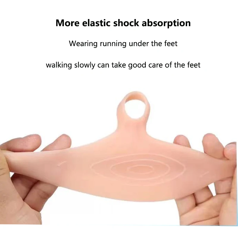 2pcs Soft Silicone Forefoot Shoes Cushion Pads Women High Heels Insoles Non Slip Pain Relief Foot Care Tool Toe Insert Protector