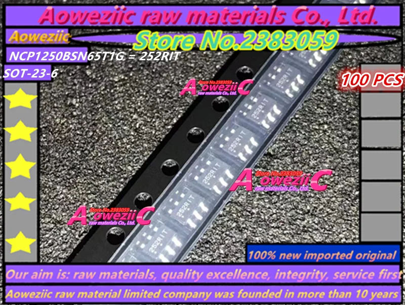 Aoweziic  100% new imported original NCP1250BSN65T1G 252RIT  BFS20 G1 FMMT4403TA FMMT4403 2T MMBT3904LT1G 1A PMST3906 2A SOT-23