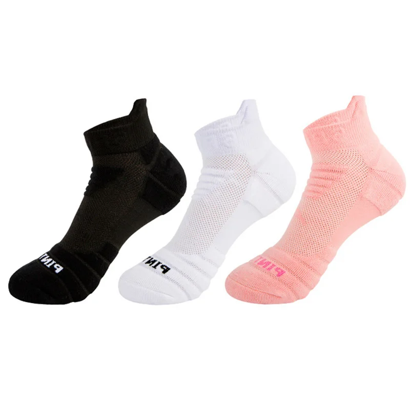 

Performance Sport Running Ankle Socks Women Thick Towel Bottom Moisture Wicking Comfortable Thin Breathable Boat Short Sock