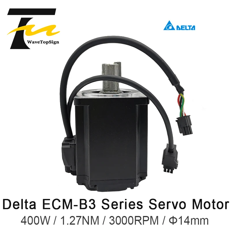 WaveTopSign Delta  Servo Motor 400w  ECM-B3M-C20604RS1 ECM-B3M-CA0604RS1 ECM-B3M-C20604SS1 400W 1.27NM with Brake