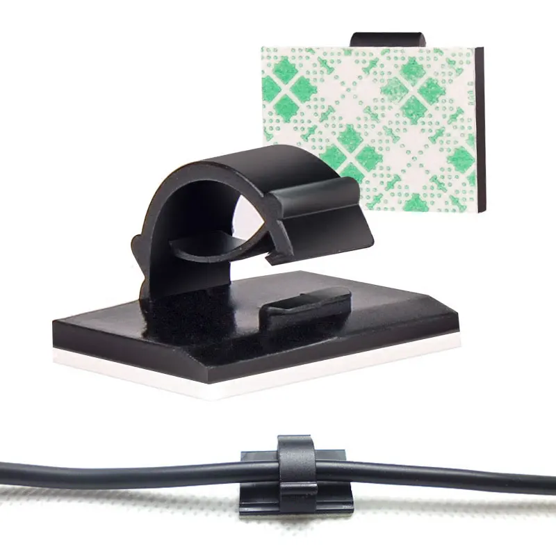 Heißer Verkauf Kunststoff Kabel Klebstoff Kabel Clip Klebrige Verdrahtung Schnalle Große Draht Befestigung Sitz Kabel Befestigung Clip Auto Draht Sortierung clip