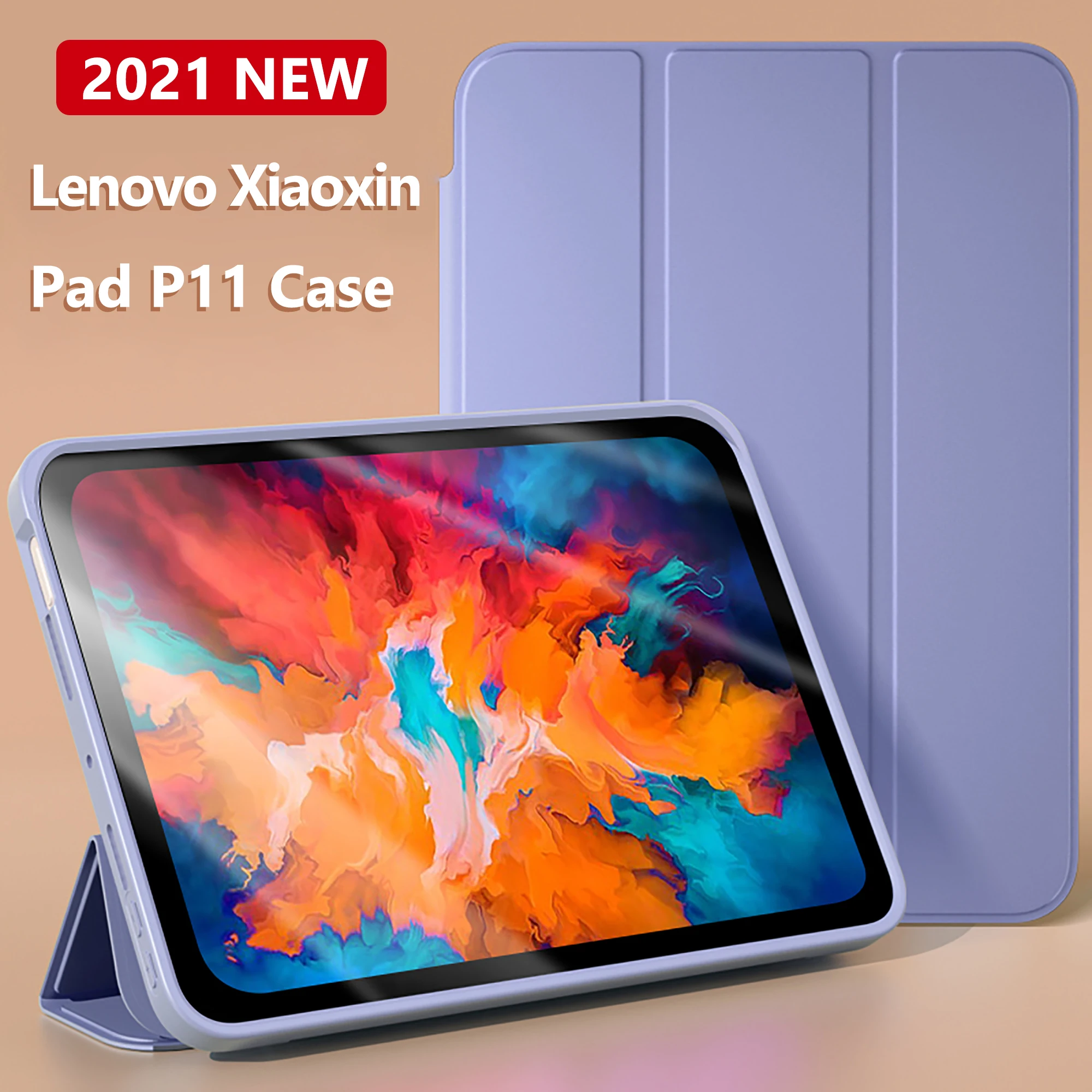 For Lenovo P11 Case Lenovo Xiaoxin Pad Pro 11.5' 2021 Funda Lenovo Xiaoxin Tab P11 Pro 2021 Tablet Lenovo Tab M10 FHD Plus Case