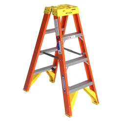 Werner T6204AS   300 lbs, Type IA Fiberglass Twin Stepladder